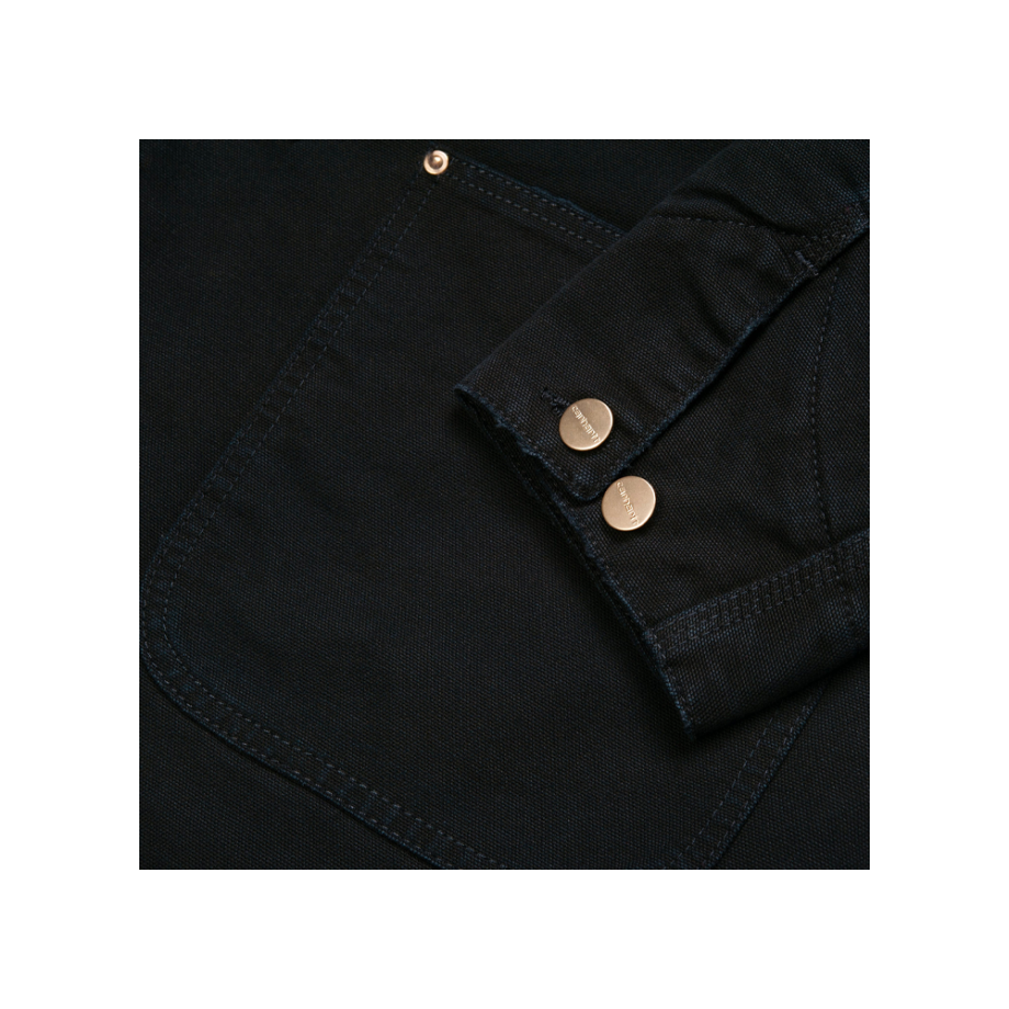 Carhartt Wip OG Chore Coat Enzain Black (Aged Canvas) I027357-68