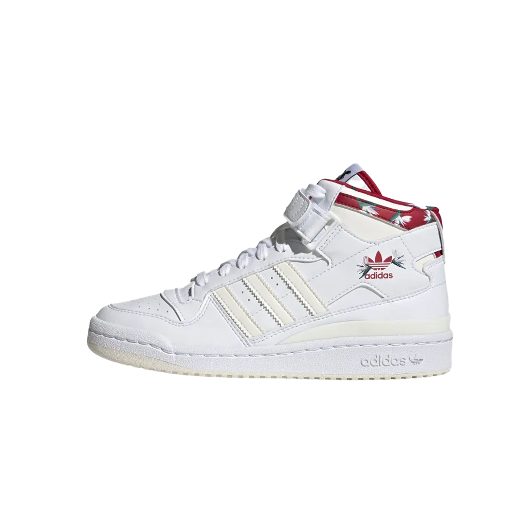 Adidas X Thebe Cloud Forum Power Magugu / White Off Red White Mid GY9556 / Shoes