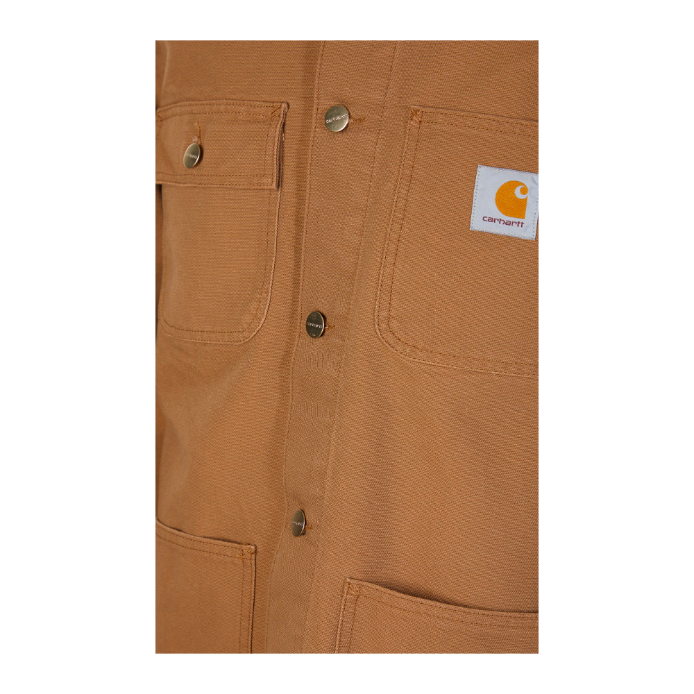 Carhartt Wip Michigan Coat Hamilton Brown Tobacco Rinsed I031519-30
