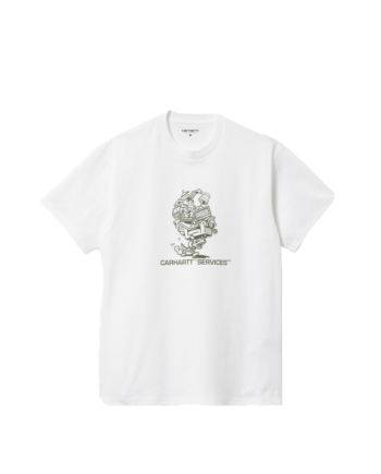 Carhartt Wip SS Moving Service T-Shirt White I031780-4