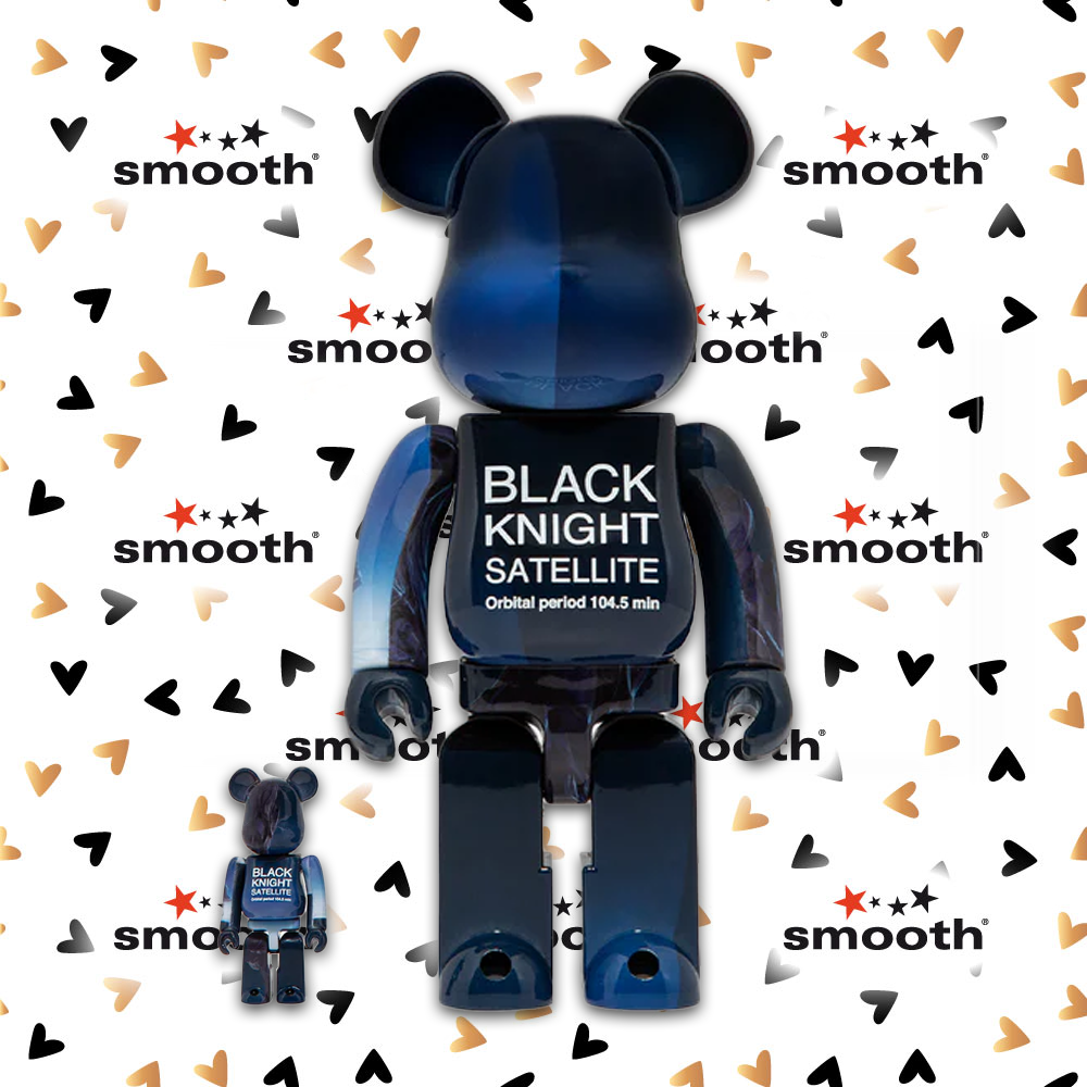 Medicom Toy Black Knight Satellite Bearbrick Set 100% 400%