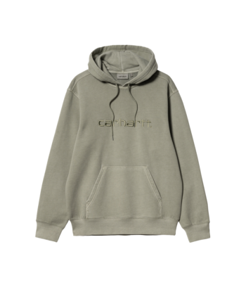 Carhartt Wip Hooded Duster sweatshirt Yucca Garment Dyed I030145-43