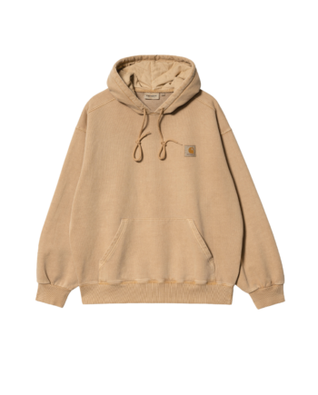 Carhartt Wip Hooded Nelson Sweatshirt Dusty H Brown Garment Dyed I029963-41