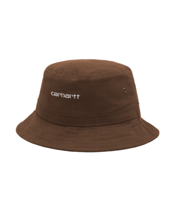 Carhartt Wip Script Bucket Hat Tamarind White I029937-58