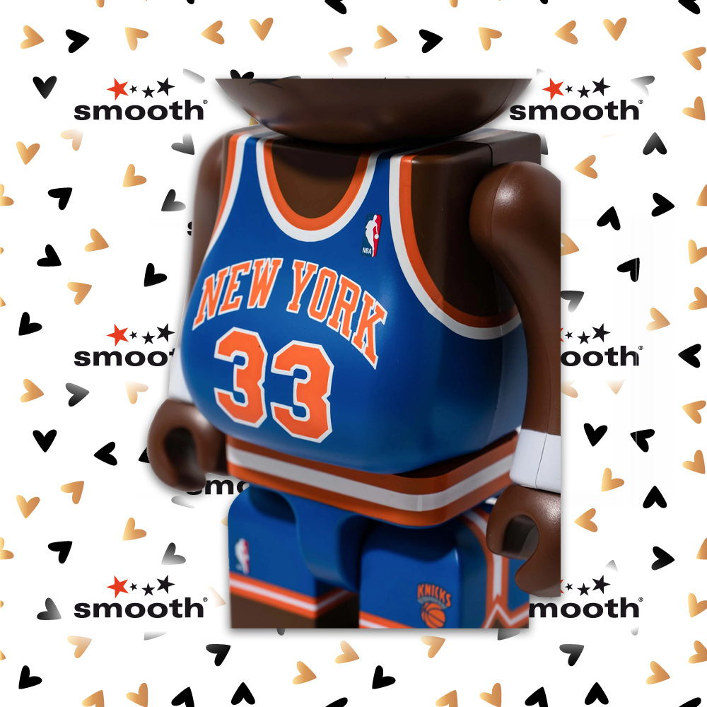 Medicom Toy Patrick Ewing New York Knicks Bearbrick Set 100% 400%