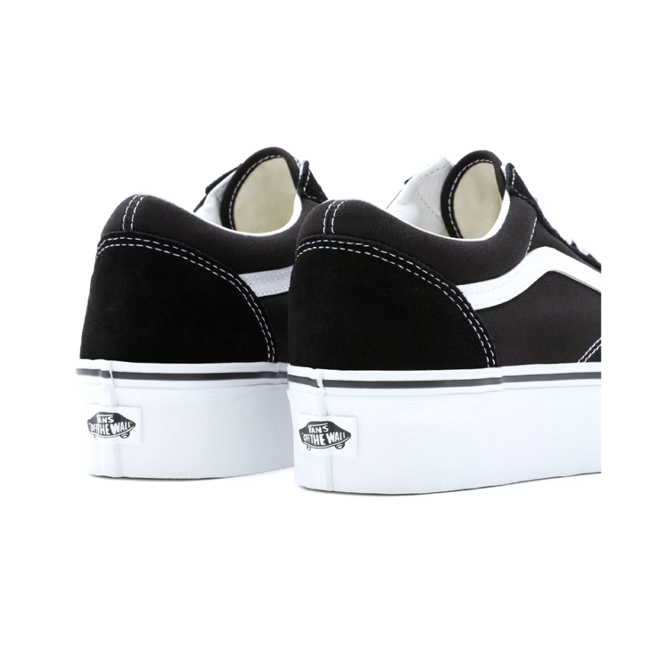Vans Old Skool Stackform Shoes Suede Black True White VN0A7Q5M6BT1
