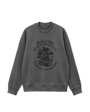Carhartt Wip Bayou Sweatshirt Black (Garment Dyed) I031818-16