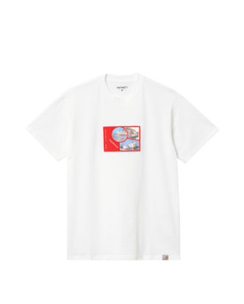 Carhartt Wip SS Postcard T-Shirt White I032036-2