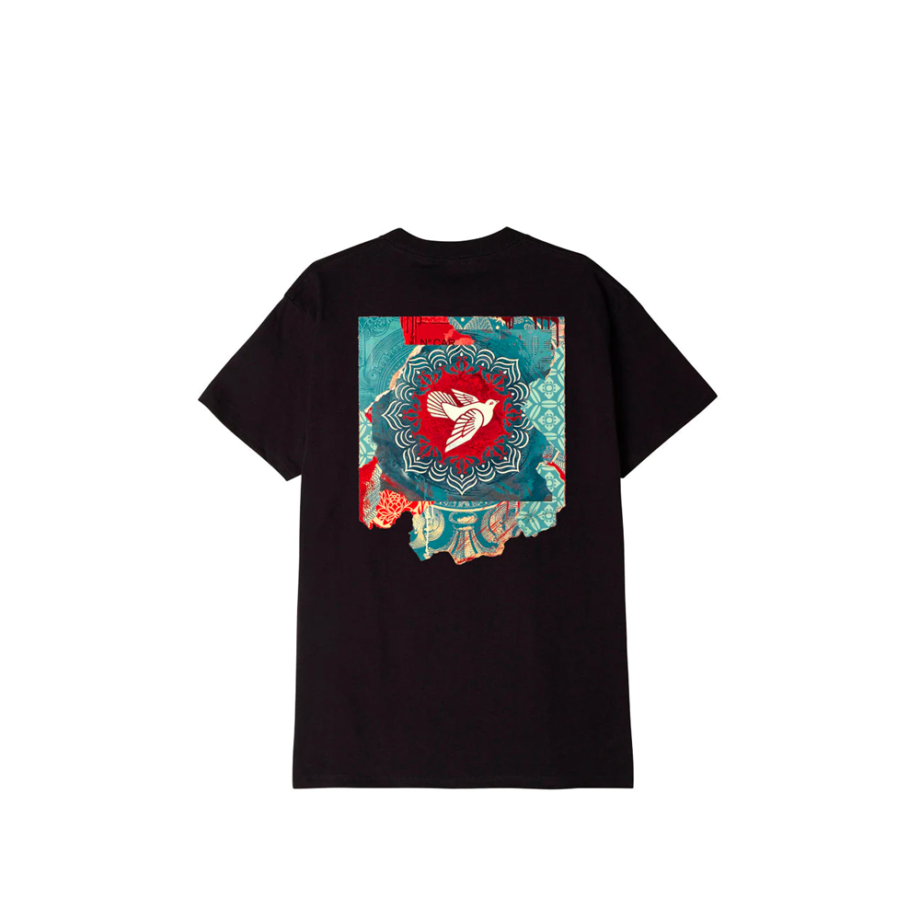 Obey Peace Dove Blue Classic T-Shirt Black 165263409