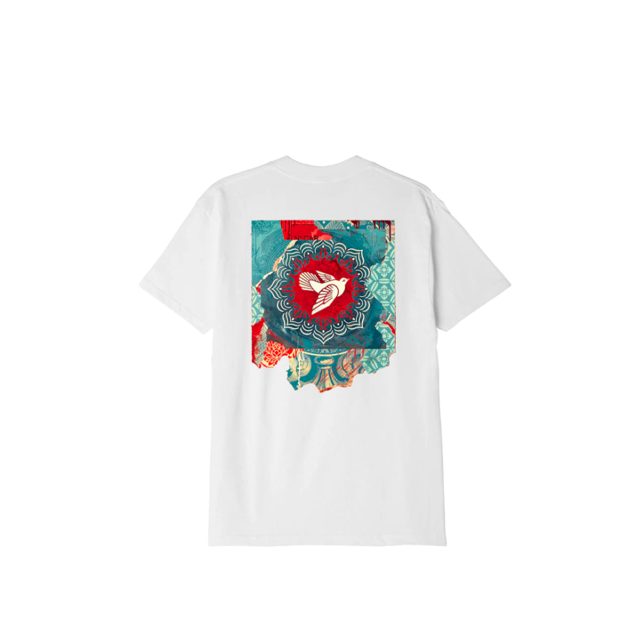 Obey Peace Dove Blue Classic T-Shirt White 165263409