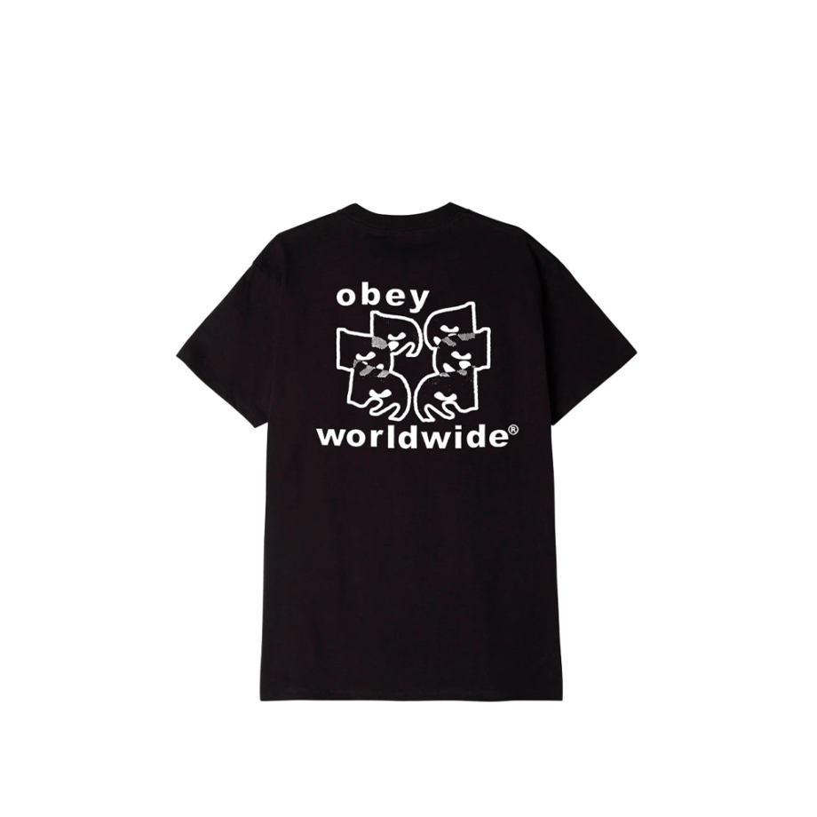 Obey Worldwide Eyes Classic T-Shirt Black 165263364