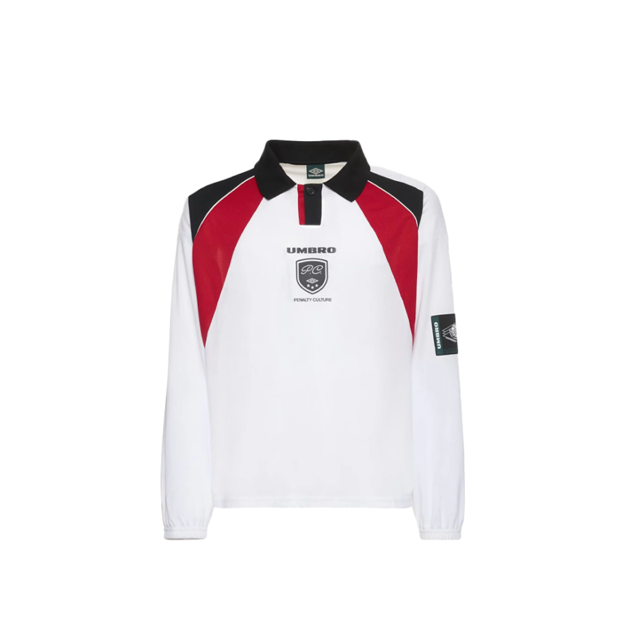 Umbro Polo Sport White Black Red 62010U