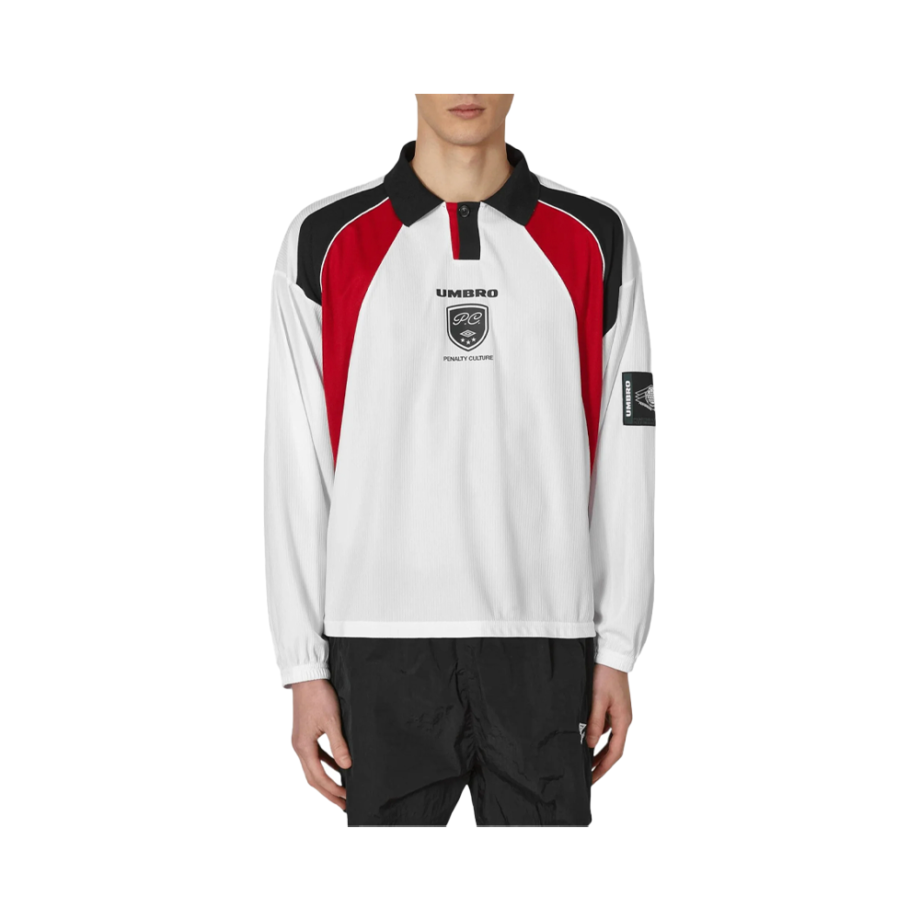 Umbro Polo Sport White Black Red 62010U