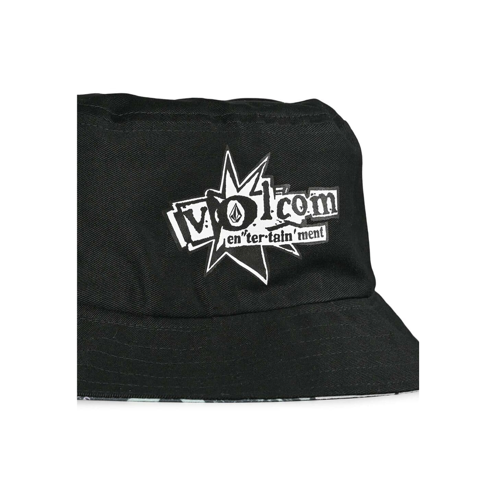 Volcom Entertainment Flyer Bucket Hat Reversible Black Combo D5512301