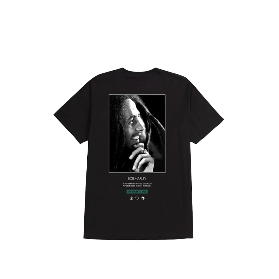 Primitive x Bob Marley Life Forever T-Shirt Black PAPFA2278