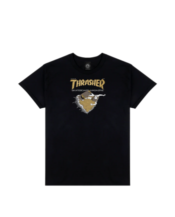 Thrasher First Cover T-shirt Black Gold 145195