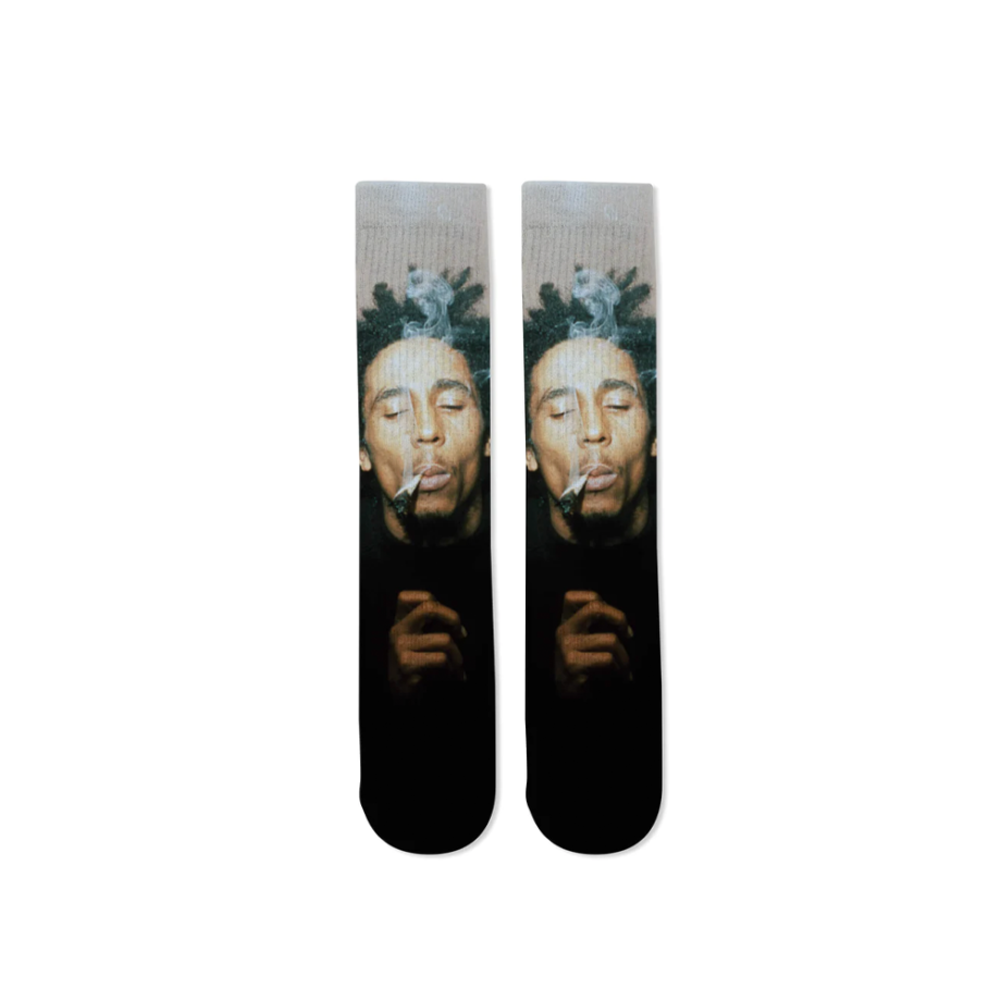 Primitive x Bob Marley Kaya Socks Grey PA322S12