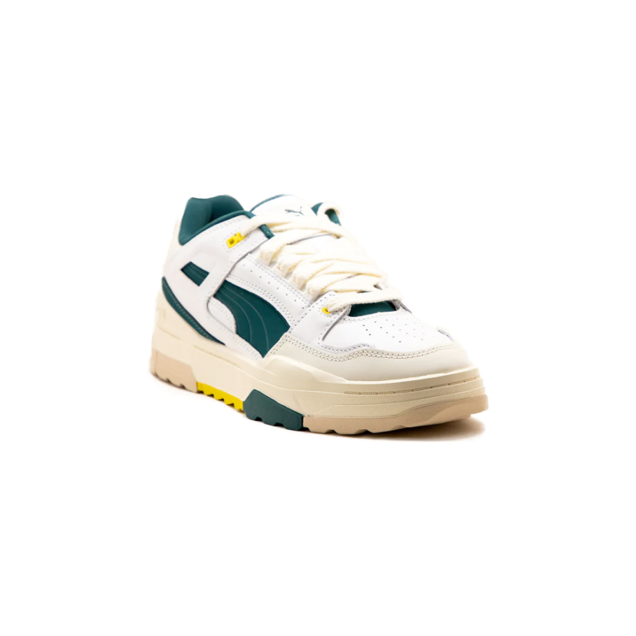 Puma Slipstream Lo Xtreme Colour Sneakers PUMA White Malachite Yellow Sizzle 394695_01