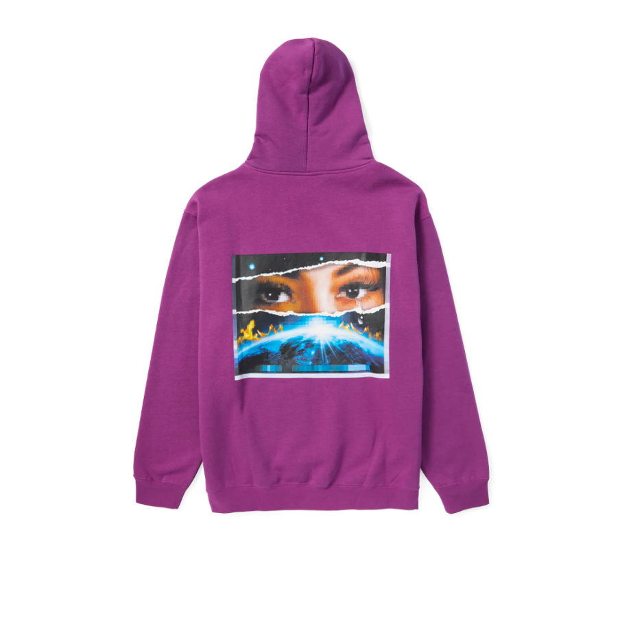 Huf Digital Domain Pullover Hoodie Grape PF00618