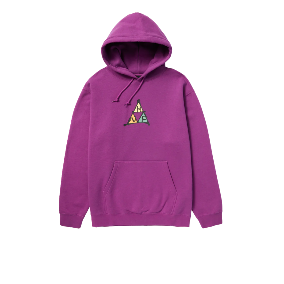 Huf No-Fi Triple Triangle Pullover Hoodie Grape PF00626