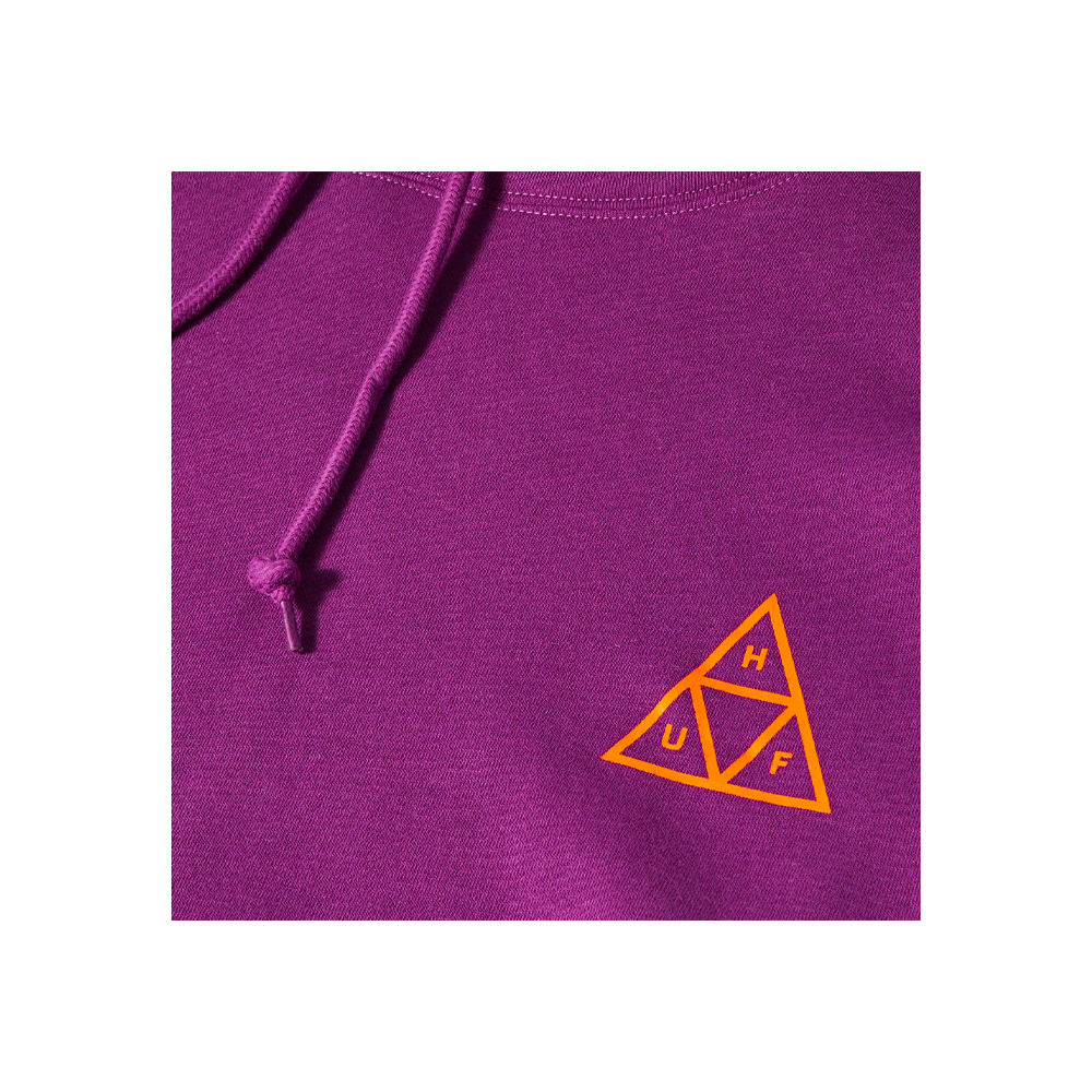 Huf Set Triple Triangle Pullover Hoodie Grape PF00572