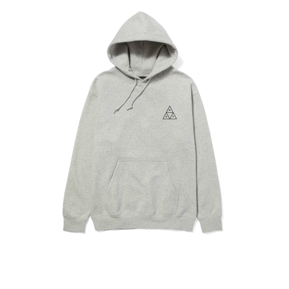 Huf Set Triple Triangle Pullover Hoodie Heather Grey PF00572