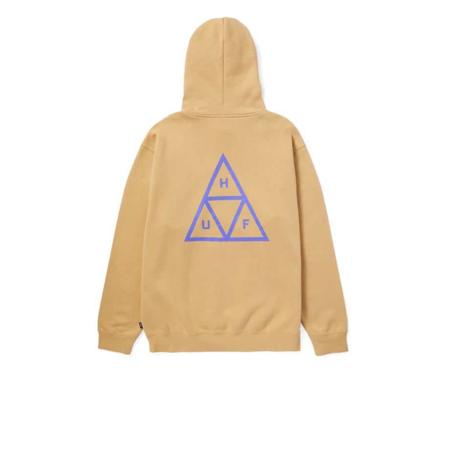 Huf Set Triple Triangle Pullover Hoodie Oatmeal PF00572