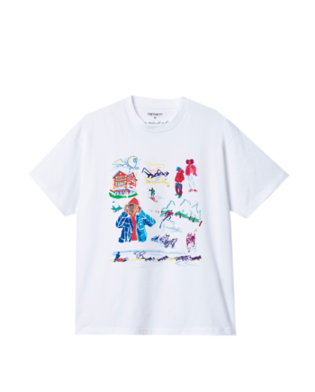 Carhartt Wip SS Ollie Mac Chalet T-Shirt White I032409_02_XX