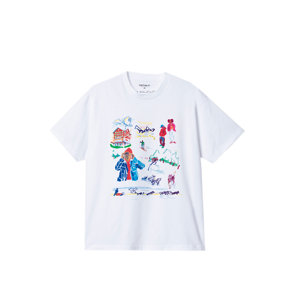 Carhartt Wip SS Ollie Mac Chalet T-Shirt White I032409_02_XX