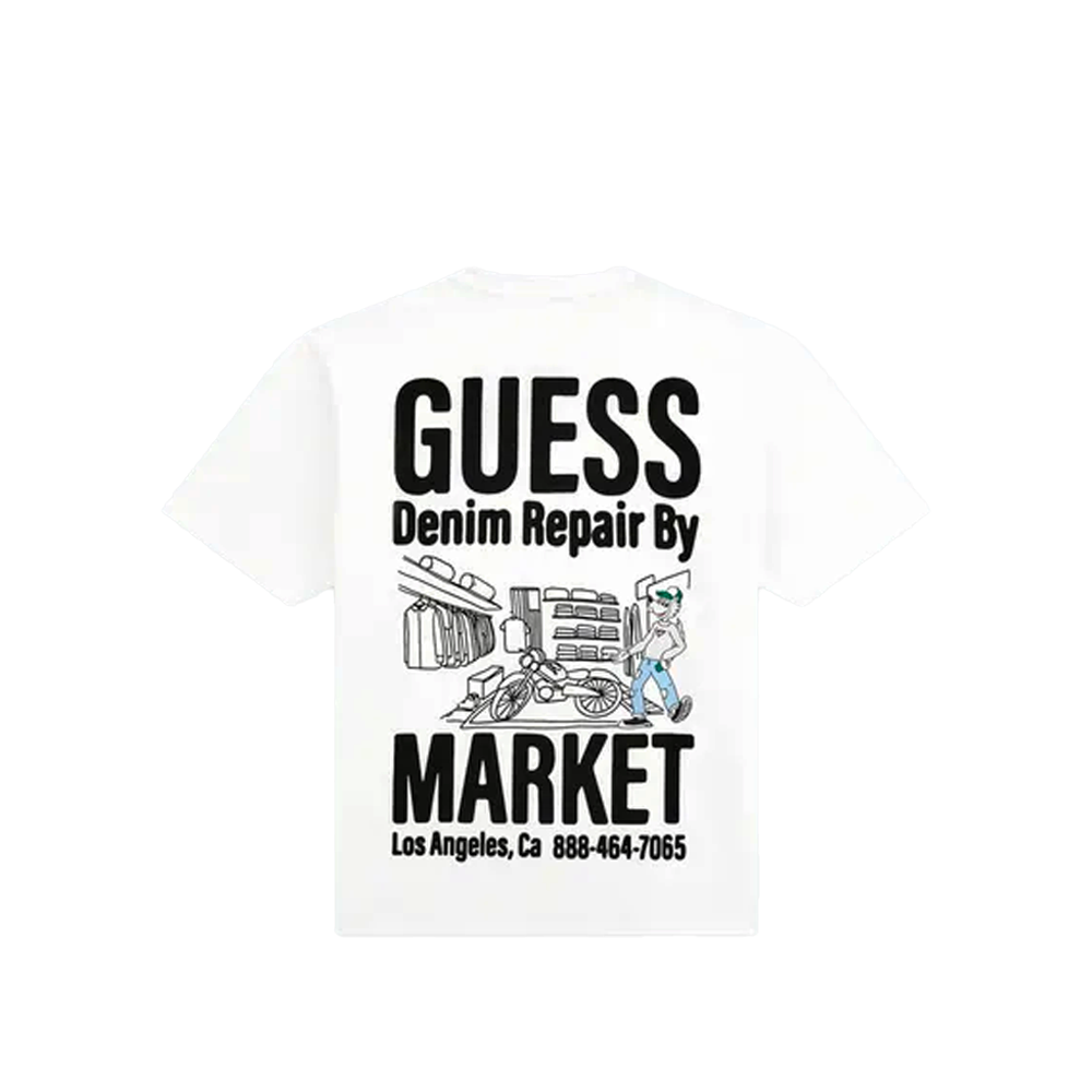 Guess Originals X Market T-Shirt White M3BI91K9XF1-G011