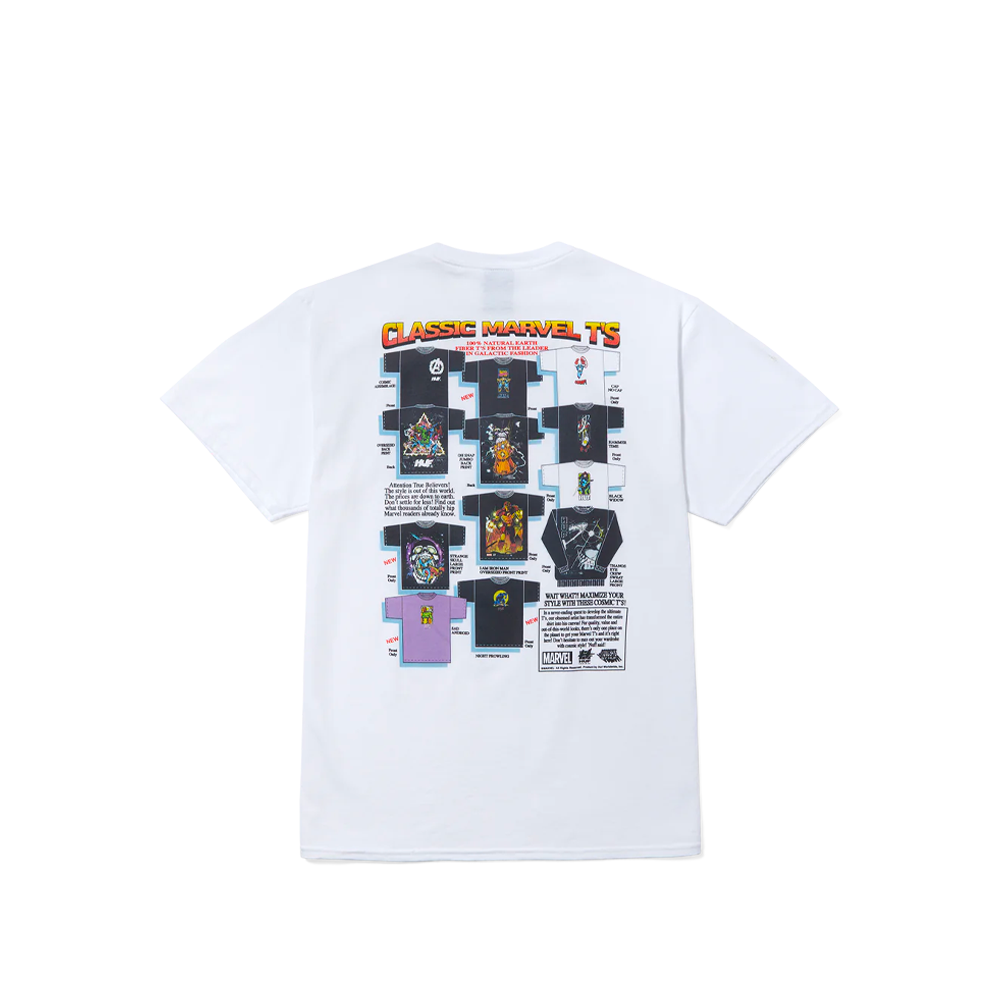 HUF X AVENGERS Galactic Tees T-Shirt White TS02205