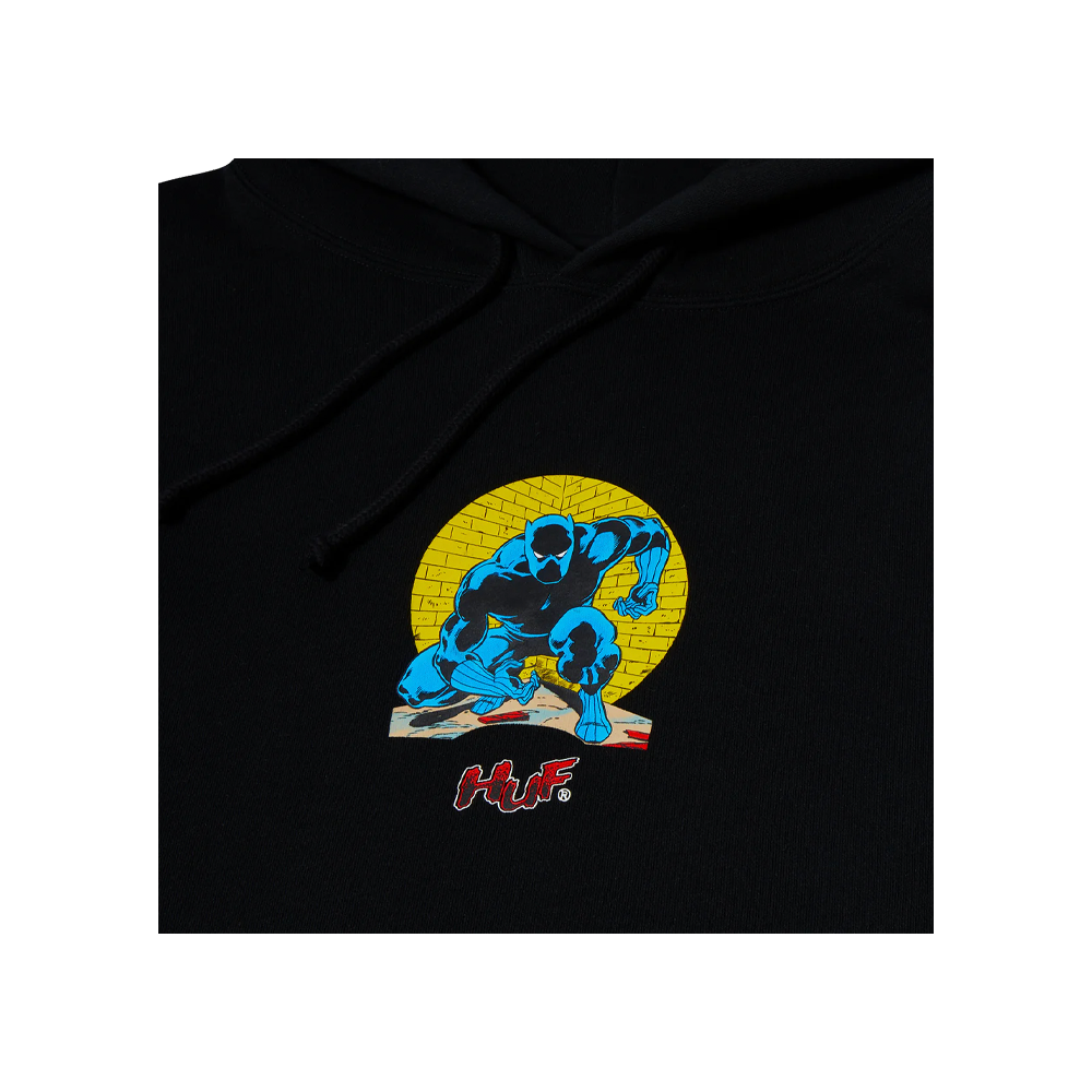 HUF X AVENGERS Night Prowling Hoodie Black PF00655