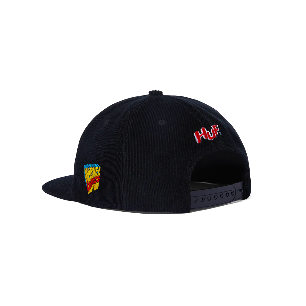 HUF X AVENGERS Night Prowling Snapback Black HT00784