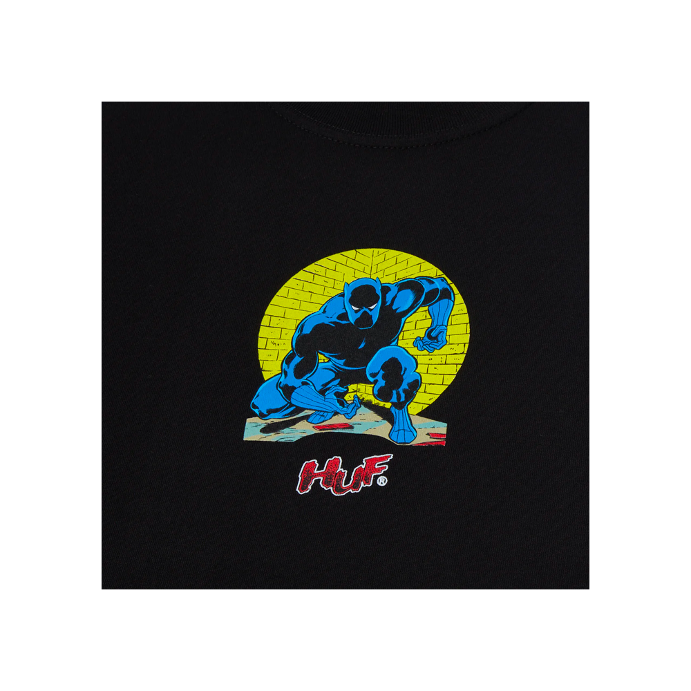 HUF X AVENGERS Night Prowling T-Shirt Black TS02202