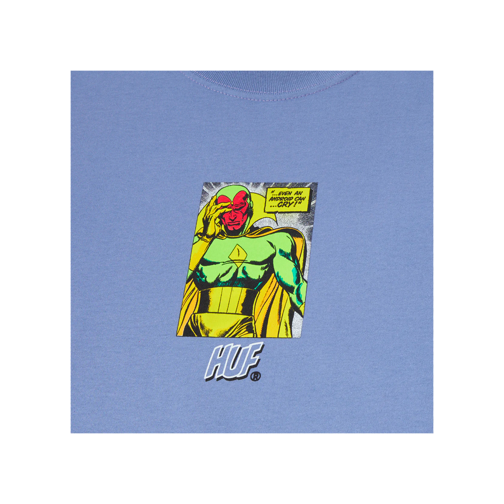 HUF X AVENGERS Sad Android T-Shirt Vintage Violet TS02204