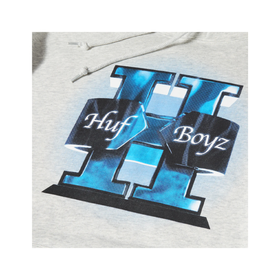 Huf Boyz Pullover Hoodie Heather Grey PF00624