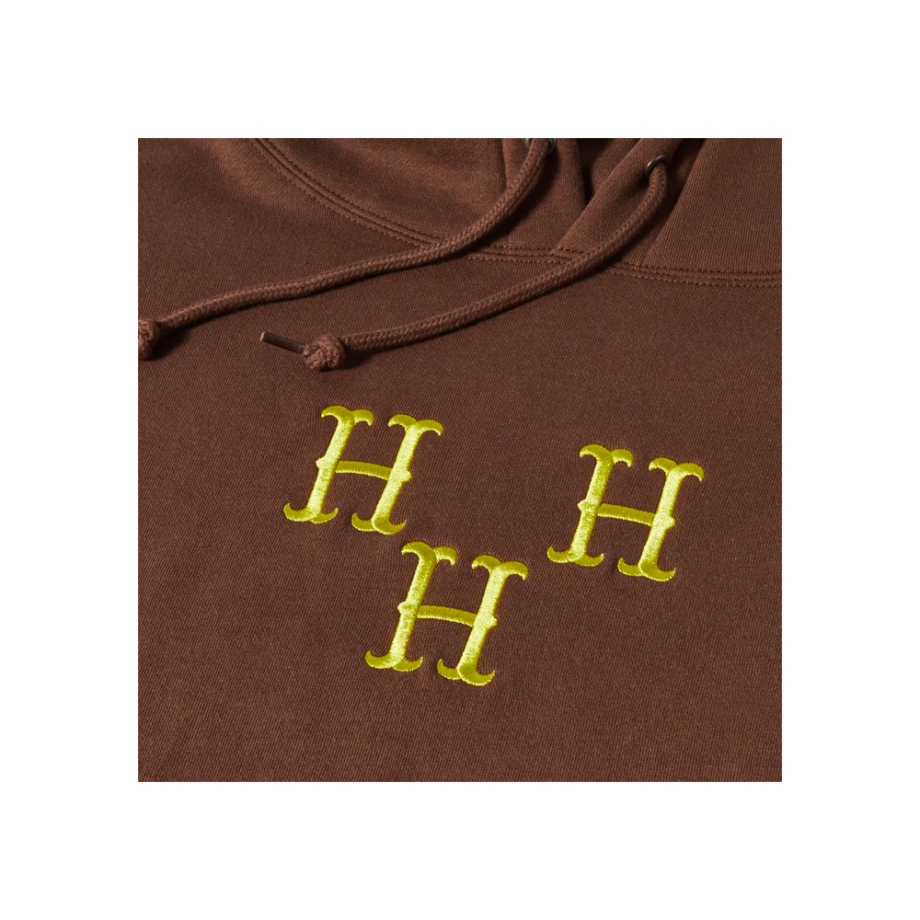 Huf Hat Trick Pullover Hoodie Coffee PF00615