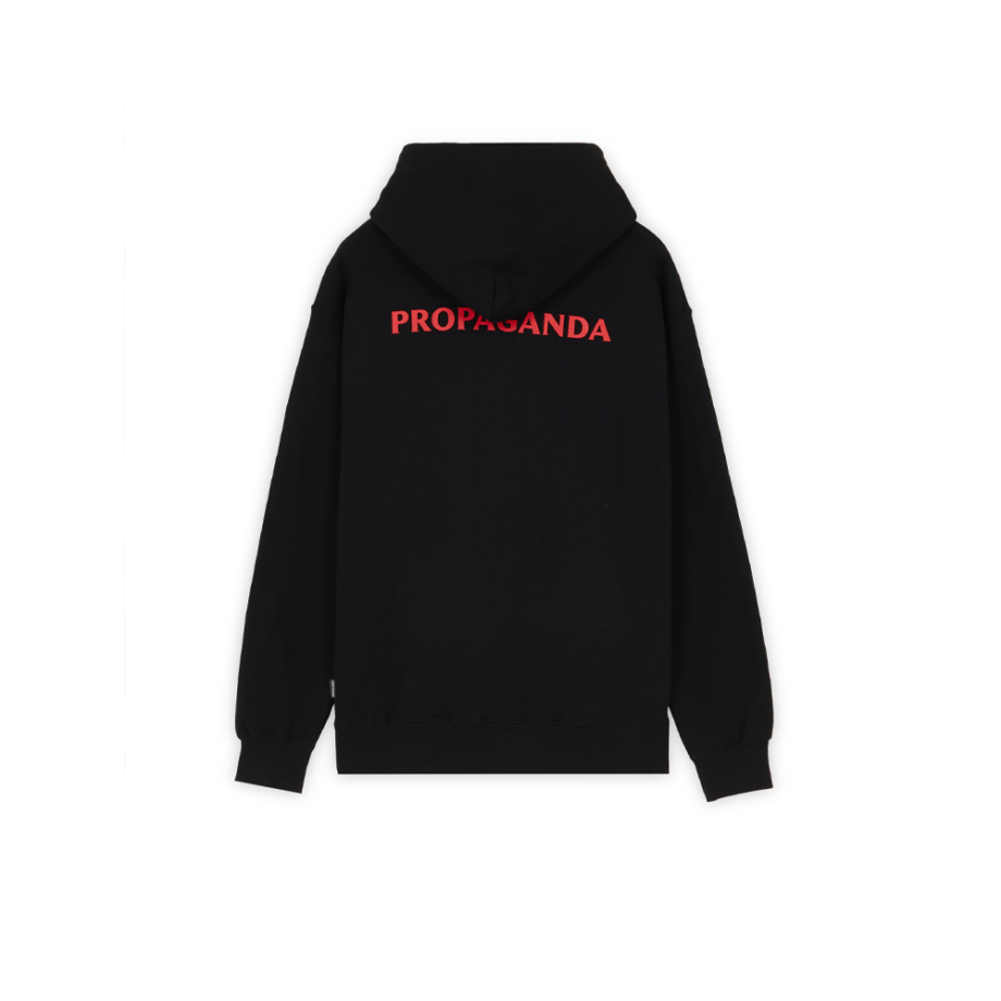 Propaganda Logo Glass Hoodie Black 23FWPRFE298