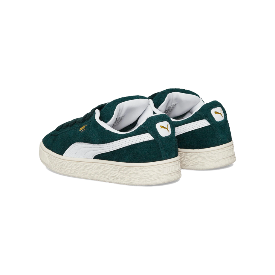Puma Suede XL Hairy Sneakers Ponderosa Pine / Frosted Ivory 397241_02