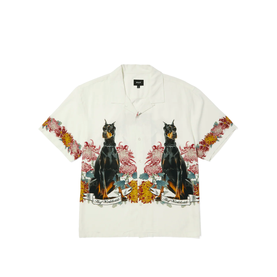 Huf Best Boys SS Resort Shirt White BU00206_WH