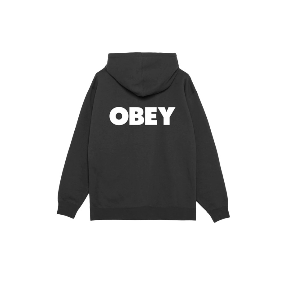 Obey Bold Heavyweight Hood Black 117462349_BK