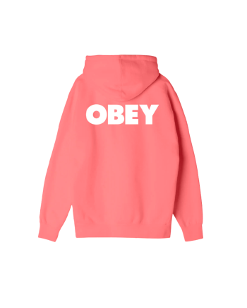 Obey Bold Heavyweight Hood Shell Pink 117462349_SP