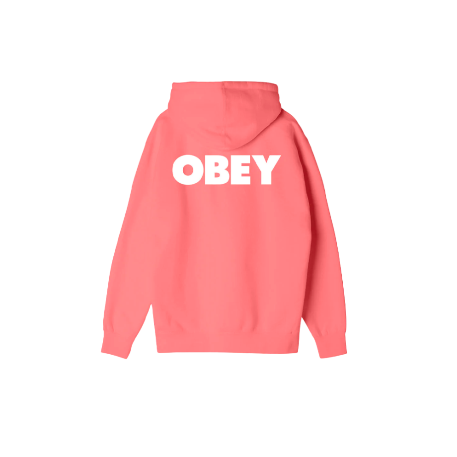 Obey Bold Heavyweight Hood Shell Pink 117462349_SP