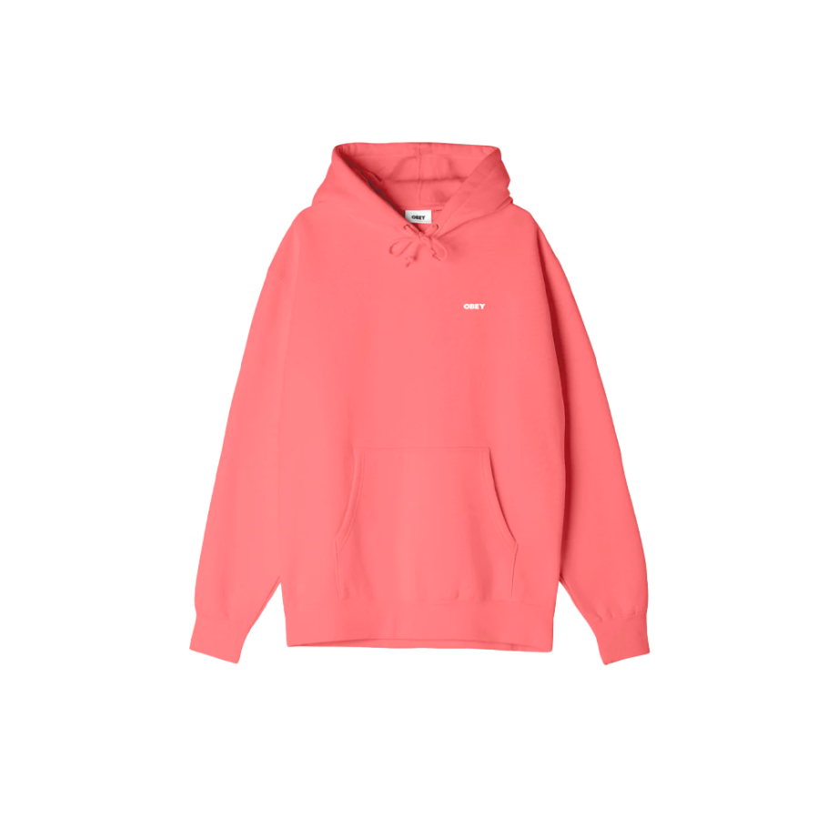 Obey Bold Heavyweight Hood Shell Pink 117462349_SP