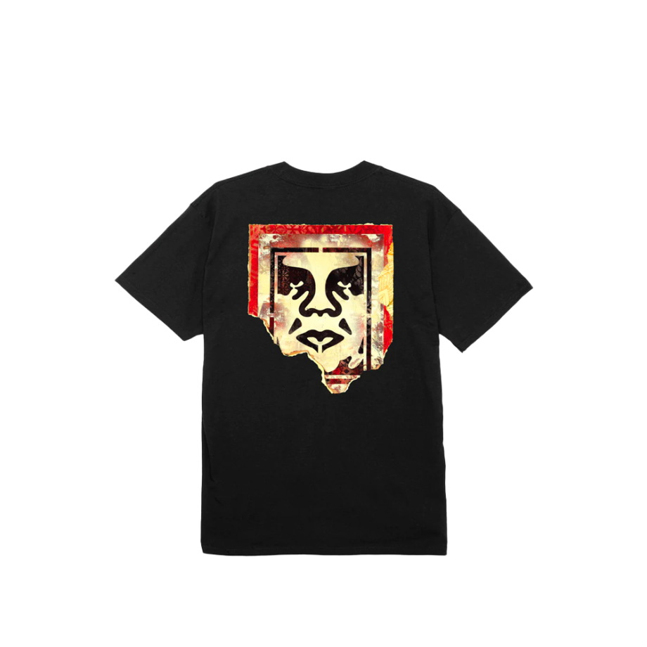 Obey Ripped Icon Tee Black 165263782