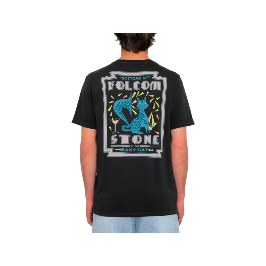 Volcom Saxy Cat T-shirt Black A5212408_BLK