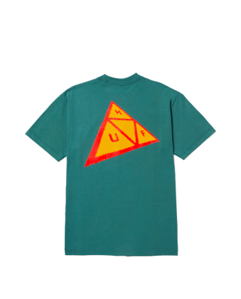 Huf Skewed Triple Triangle T-Shirt Sage TS02174