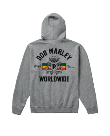 Primitive x Bob Marley Heritage Hoodie Heather Grey PAPHO2359_HGRY