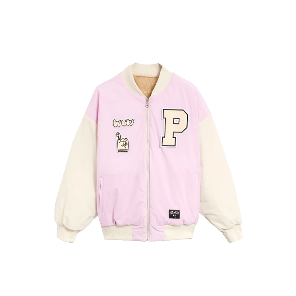 Puma x Sophia Chang Women's Reversible Bomber Jacket Grape Mist 624627_60