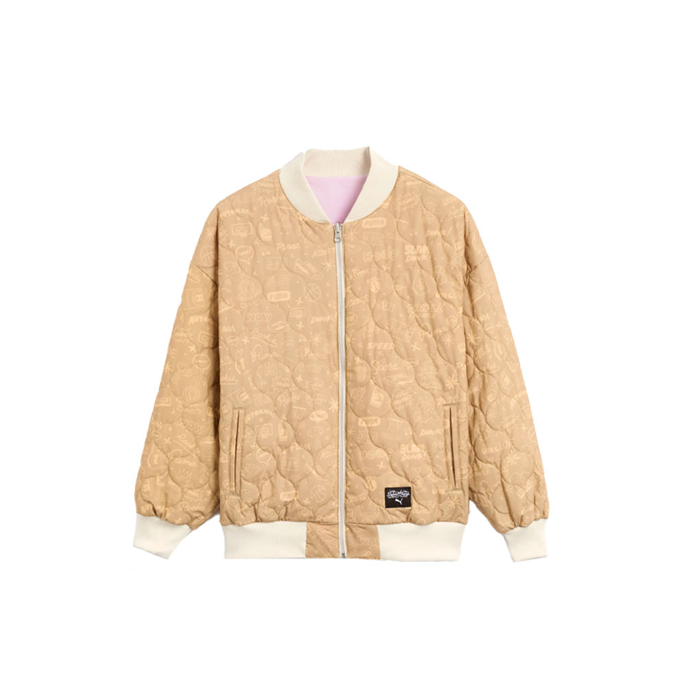 Puma x Sophia Chang Women's Reversible Bomber Jacket Grape Mist 624627_60